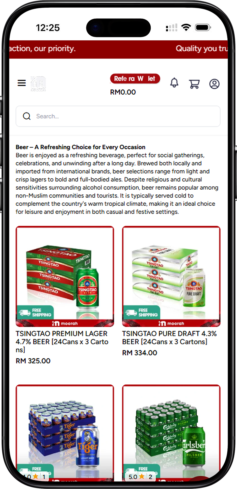 Explore Moorah Beer