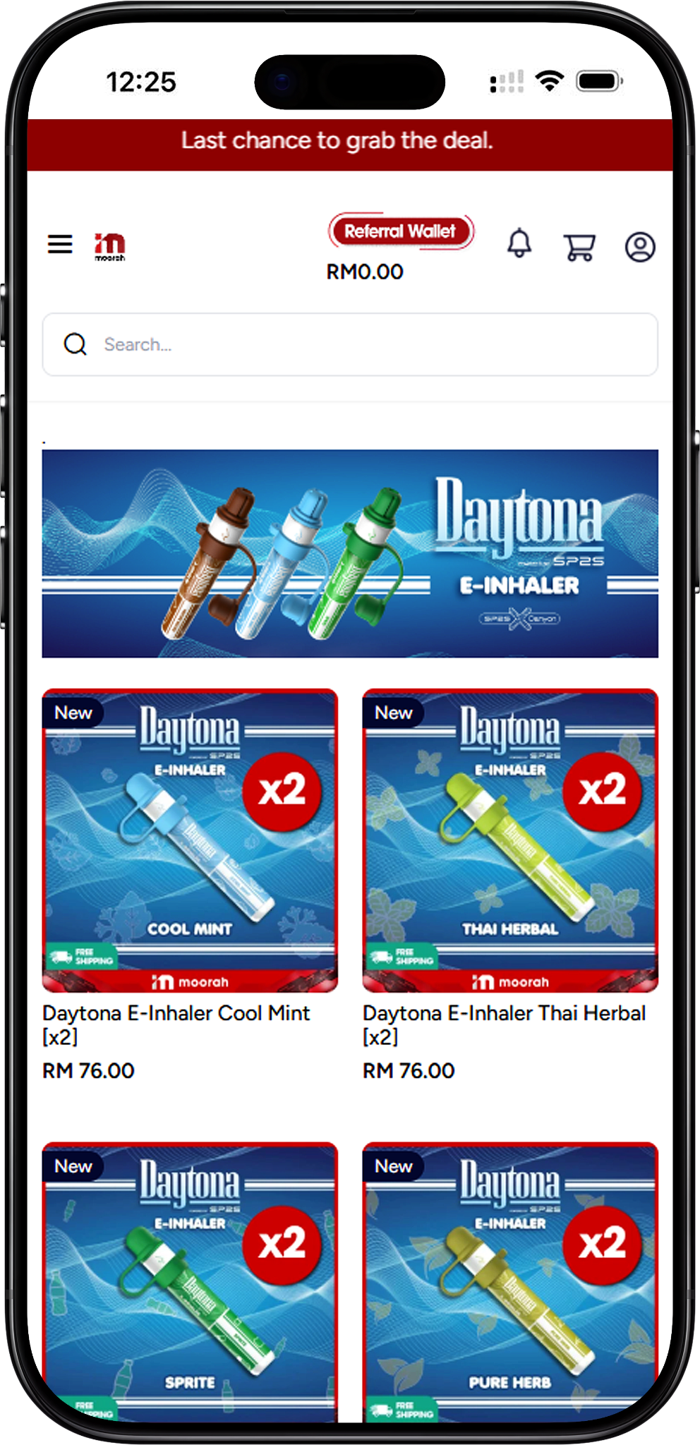 Daytona E-Inhaler x2 Options