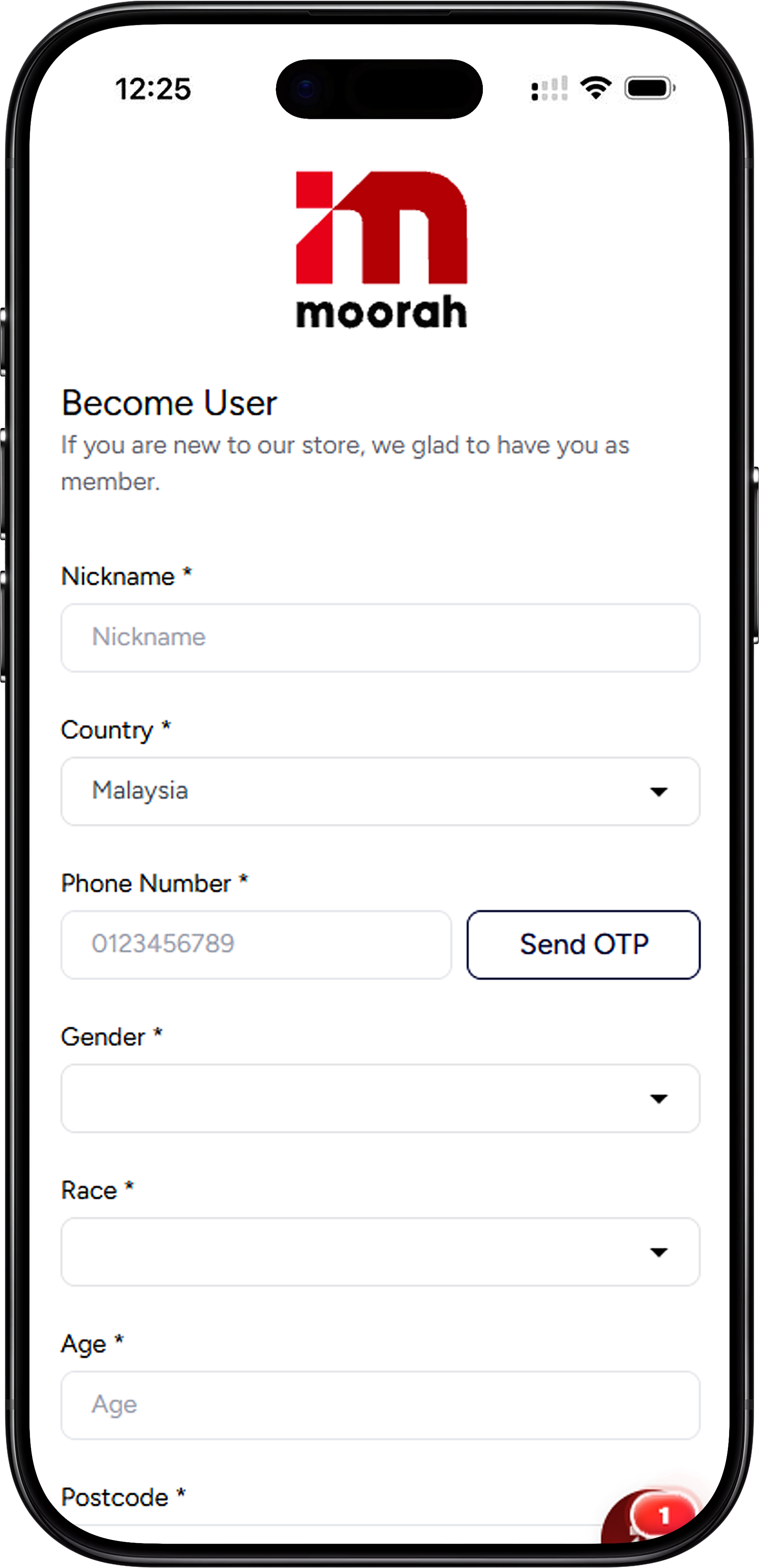 How to Complete Moorah Register