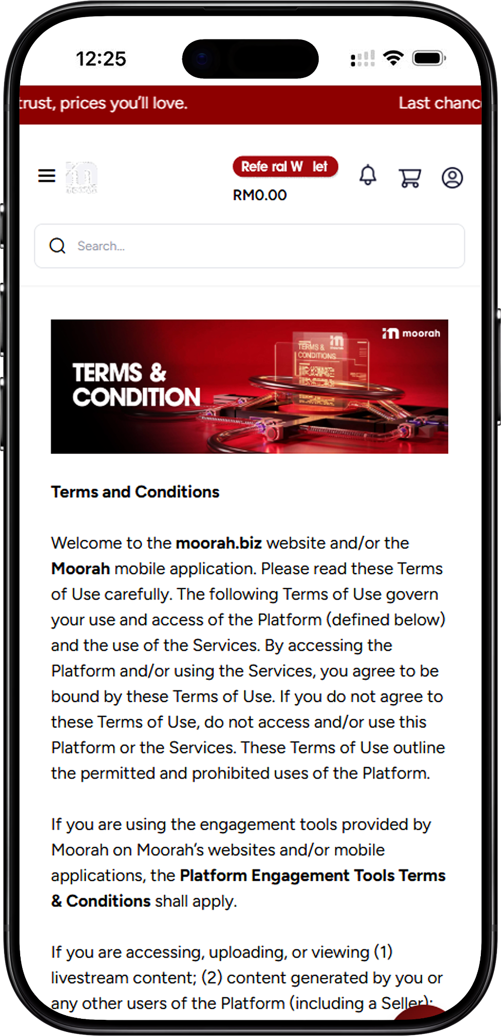 General Use of the Moorah Platform and Services