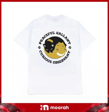 PGCO Shirt - White (Gold & Black Cat)