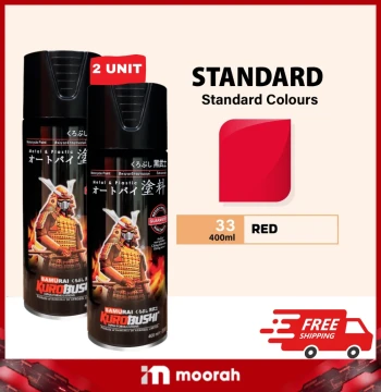 SAMURAI - [33 Red] [2 Cans]