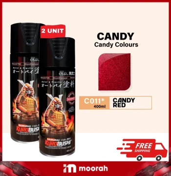 SAMURAI - [C011/Y112 Candy Red] [2 Cans]